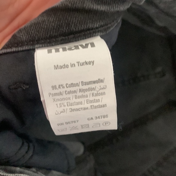 NWT Mavi Lucy Super High Rise Super Skinny Smoked Ripped Denim‎ Jeans size 32 - Picture 11 of 14